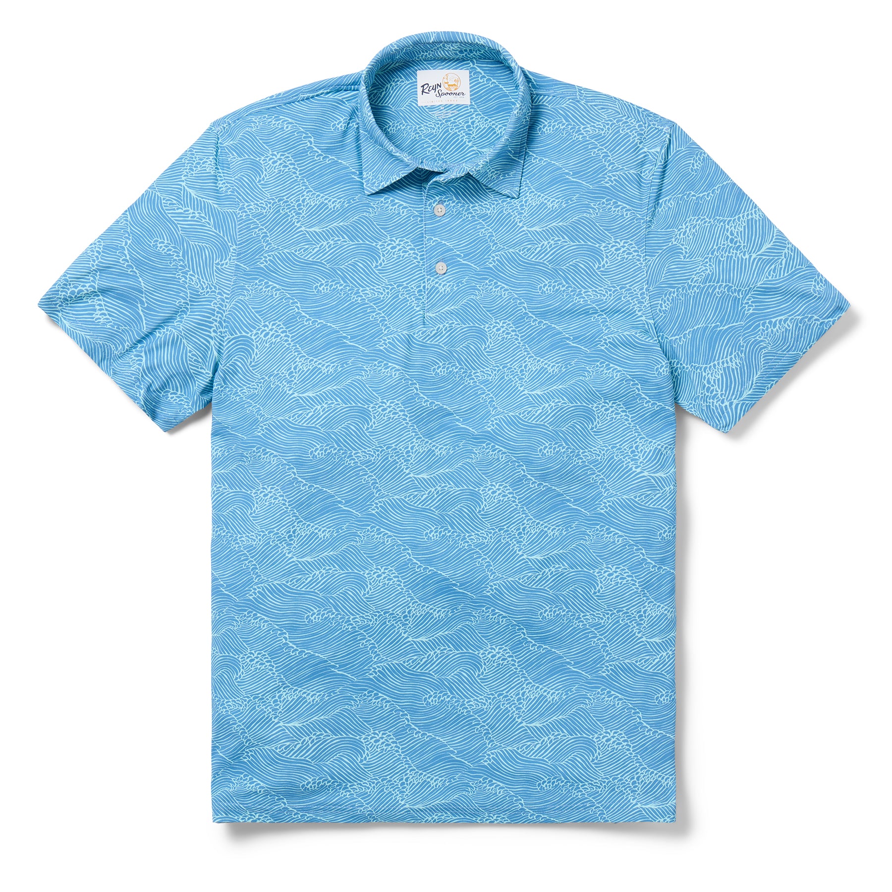 Reyn Spooner MOLOKAI CHANNEL PERFORMANCE POLO in PACIFIC