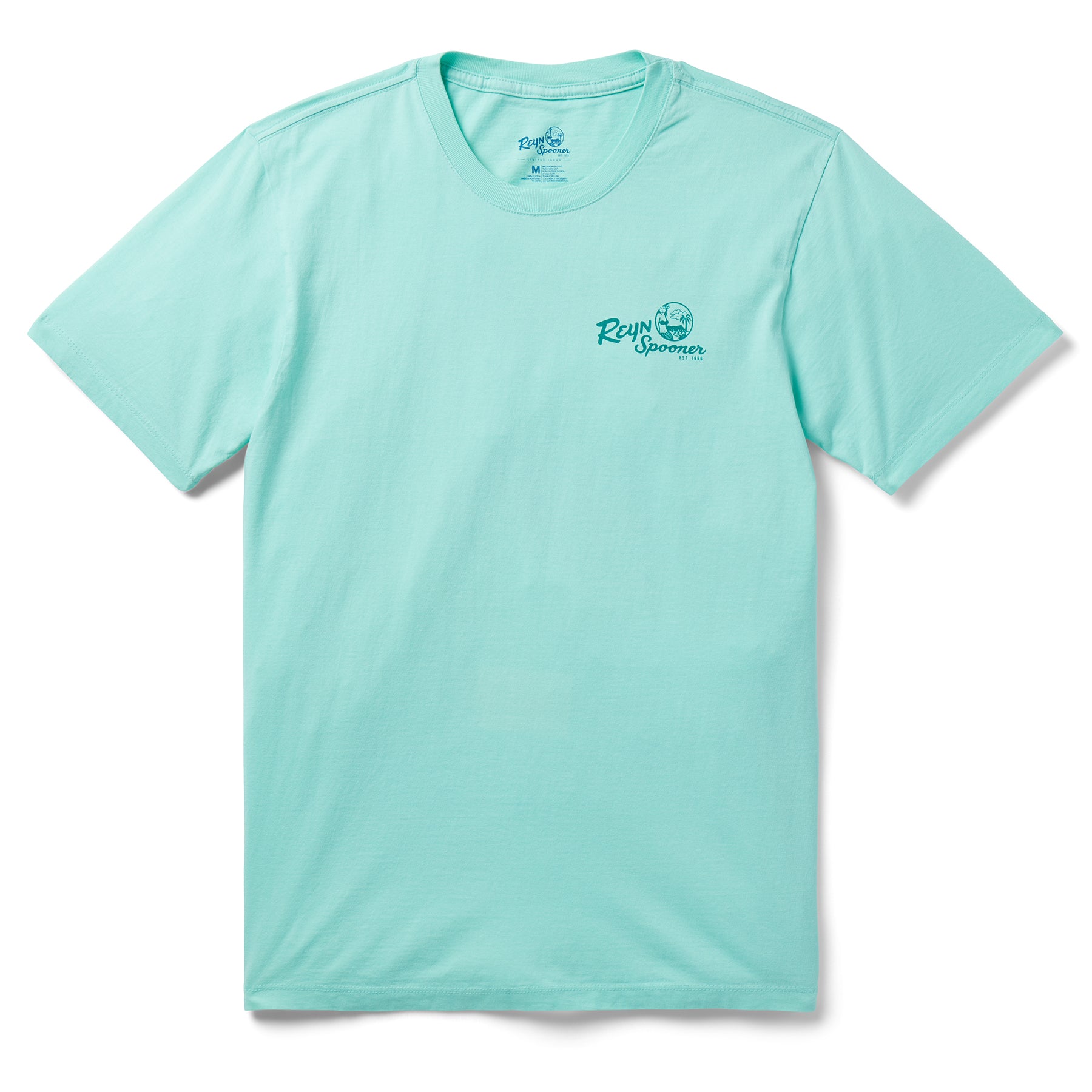 Reyn Spooner HULA HUT GRAPHIC TEE in MINT