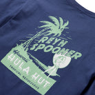 Reyn Spooner HULA HUT GRAPHIC TEE in NAVY