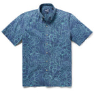 Reyn Spooner MONSTERA INK BUTTON FRONT in DRESS BLUES