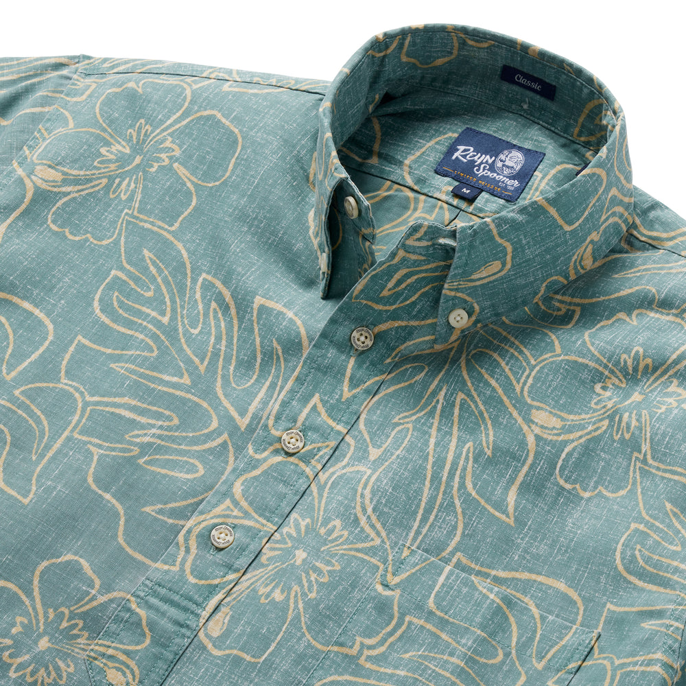 MONSTERA INK MEN'S SHIRT | Reyn Spooner