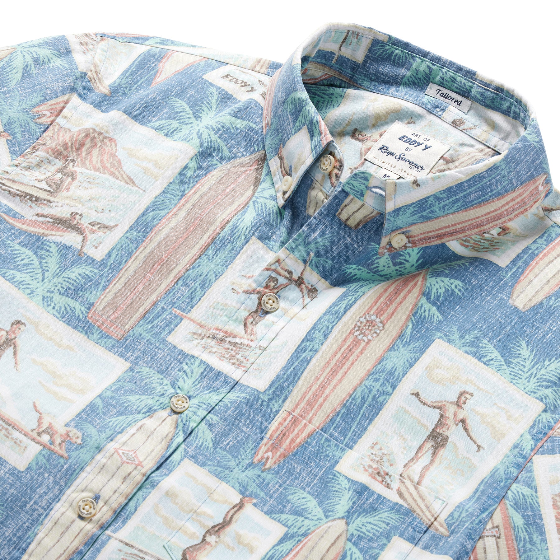 Reyn Spooner SURF HISTORY TAILORED in CAPTAIN'S BLUE