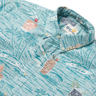 Reyn Spooner ISLAND SUNDOWNERS BUTTON FRONT in SEAFOAM