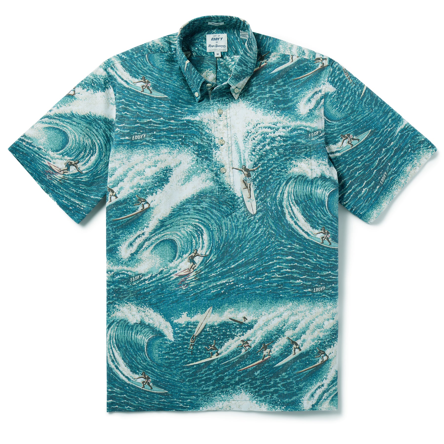 Reyn Spooner BIG WAVE PULLOVER in AQUA SURF