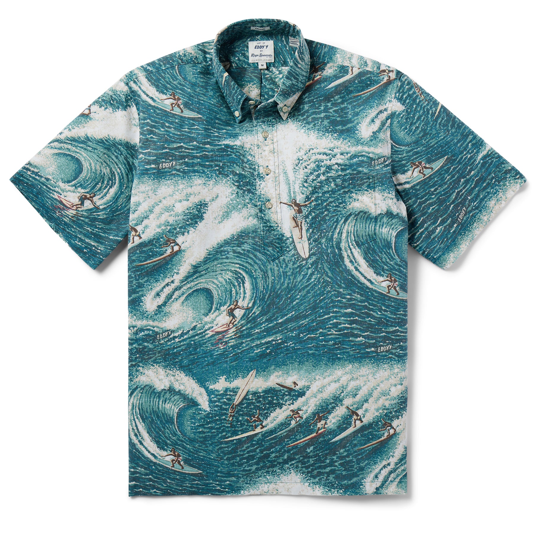 Reyn Spooner BIG WAVE PULLOVER in DEEP OCEAN