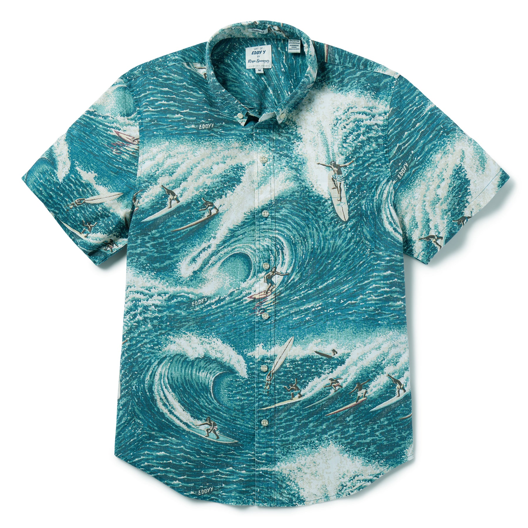 Reyn Spooner BIG WAVE TAILORED in AQUA SURF