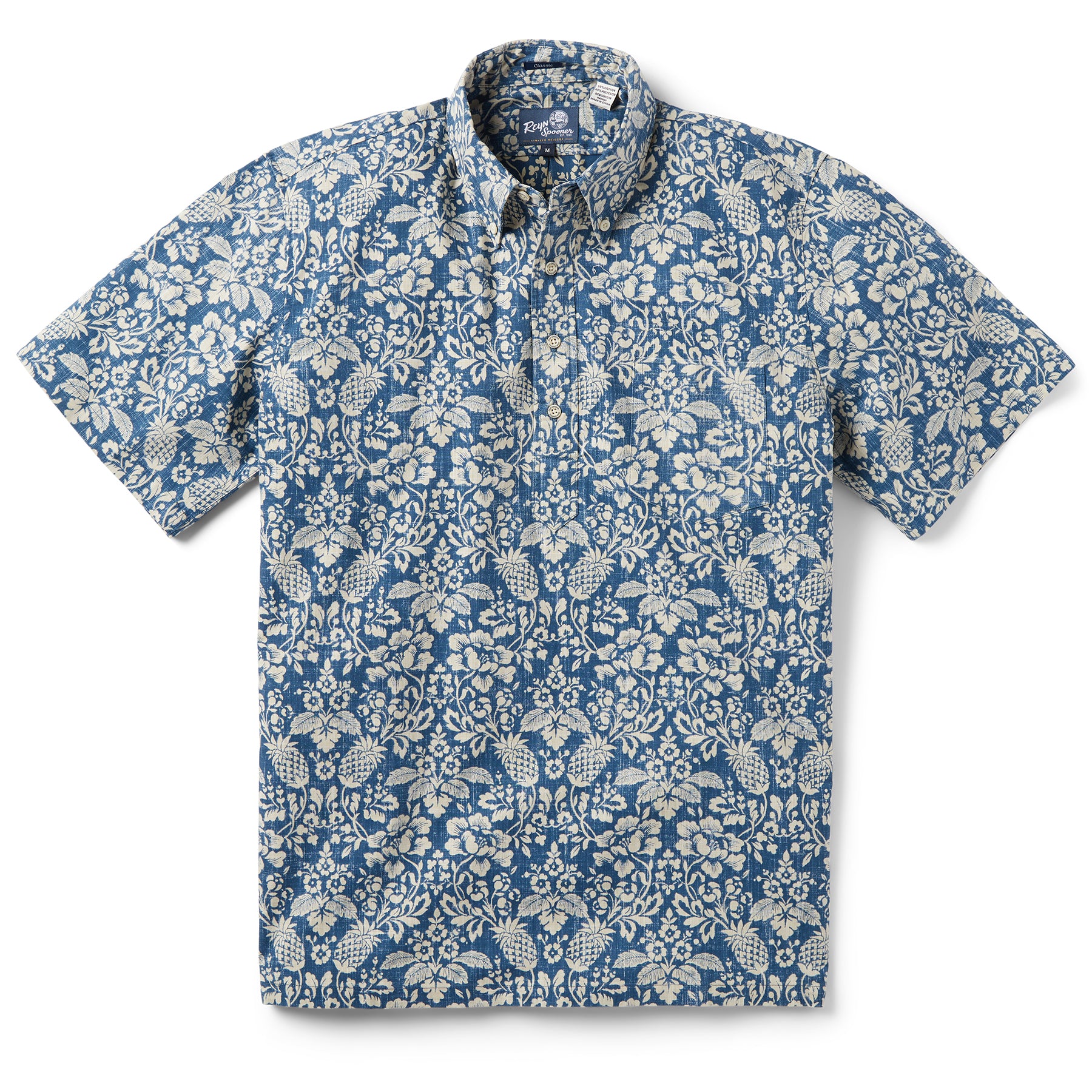 Reyn Spooner OAHU HARVEST PULLOVER in NAVY