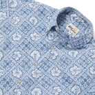 Reyn Spooner PUA PATCHWORK BUTTON FRONT in INFINITY BLUE