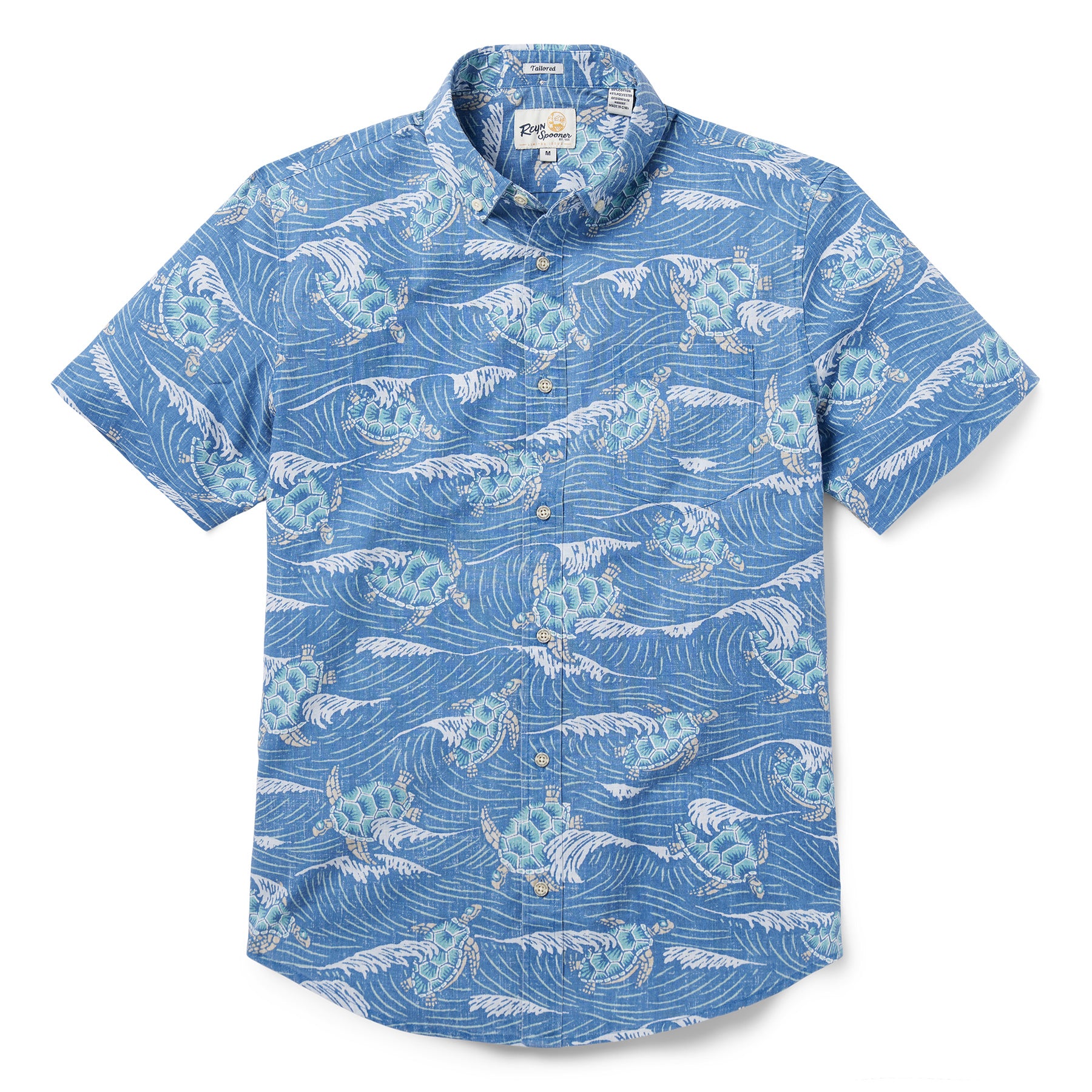 Reyn Spooner HONU 'AUKAI TAILORED in BLUE HORIZON