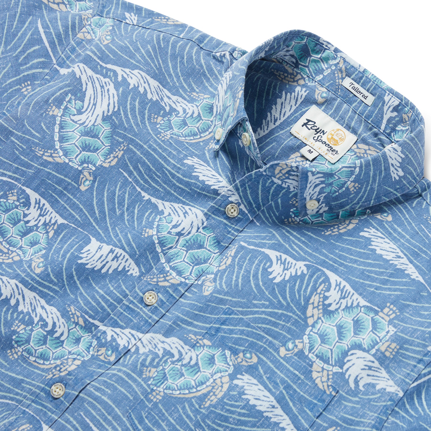 Reyn Spooner HONU 'AUKAI TAILORED in BLUE HORIZON