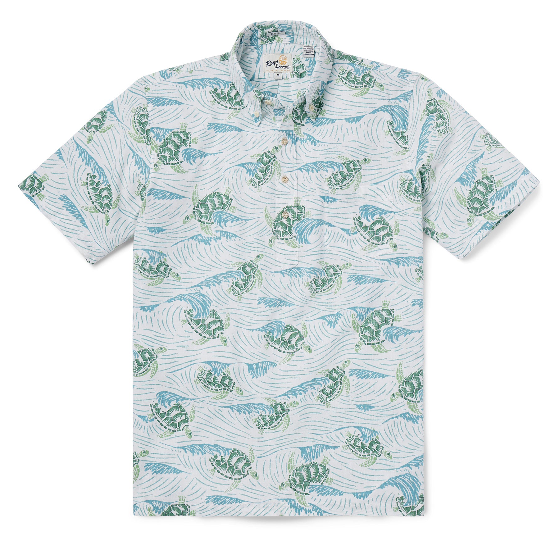 Reyn Spooner HONU 'AUKAI PULLOVER in WHITE