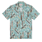 Reyn Spooner VINTAGE LONGBOARDS CAMP SHIRT in SEAFOAM