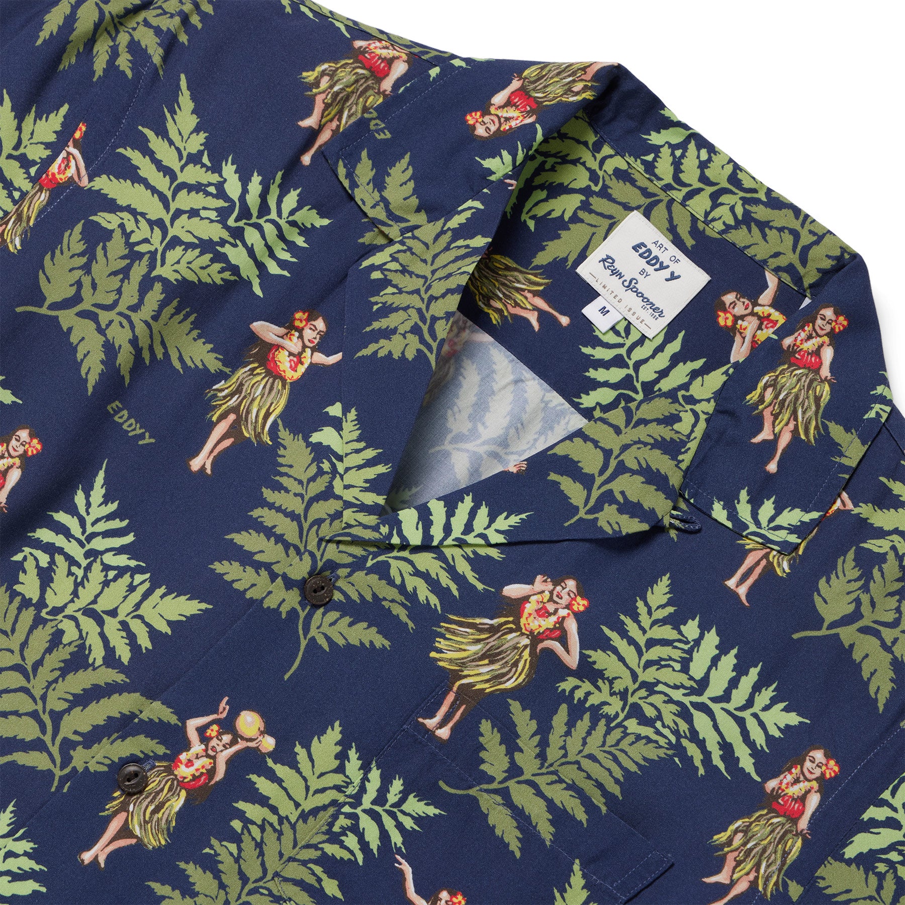 Reyn Spooner HULA 'AUANA CAMP SHIRT in CROWN BLUE