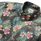 Reyn Spooner TROPICAL BLOOMS BUTTON FRONT in BLACK