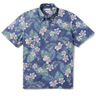 Reyn Spooner TROPICAL BLOOMS PULLOVER in CROWN BLUE