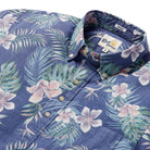 Reyn Spooner TROPICAL BLOOMS PULLOVER in CROWN BLUE