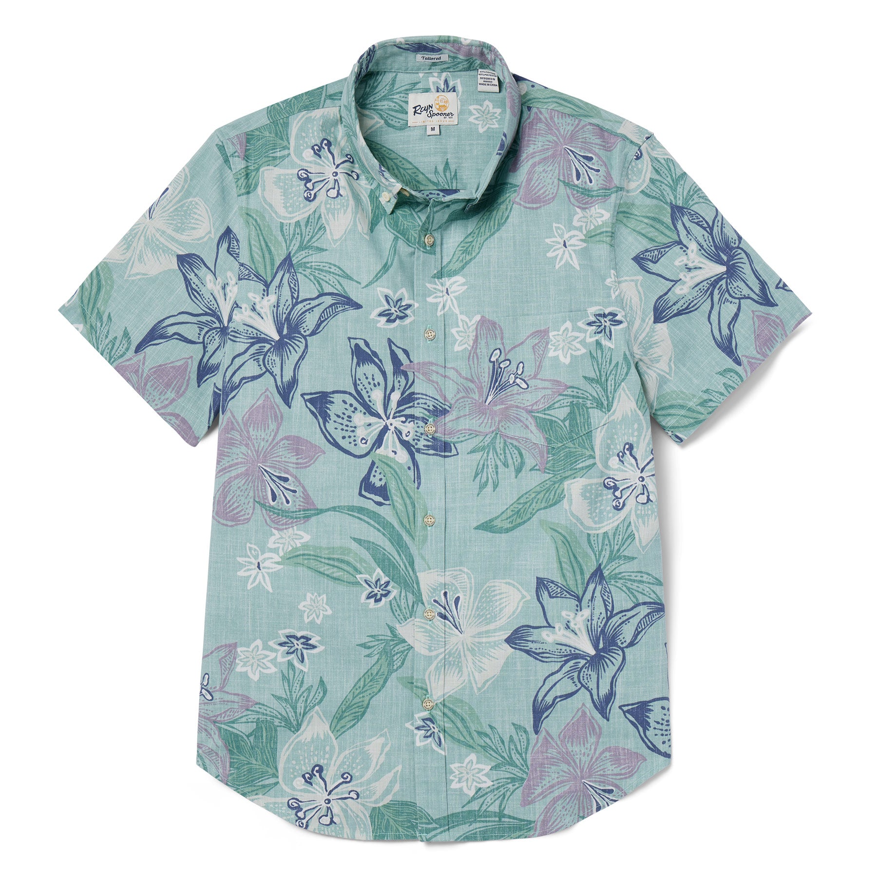 Reyn Spooner STARGAZER TAILORED in SEAFOAM