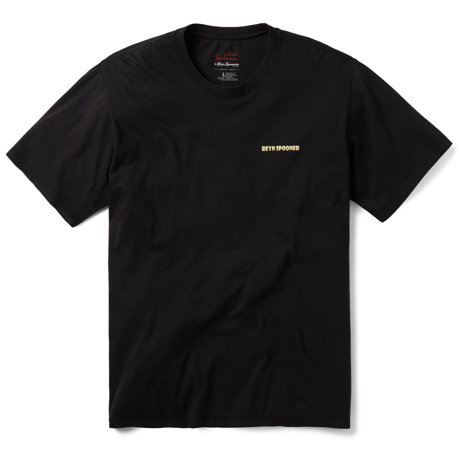 Reyn Spooner KAHU ALI'I GRAPHIC TEE in BLACK