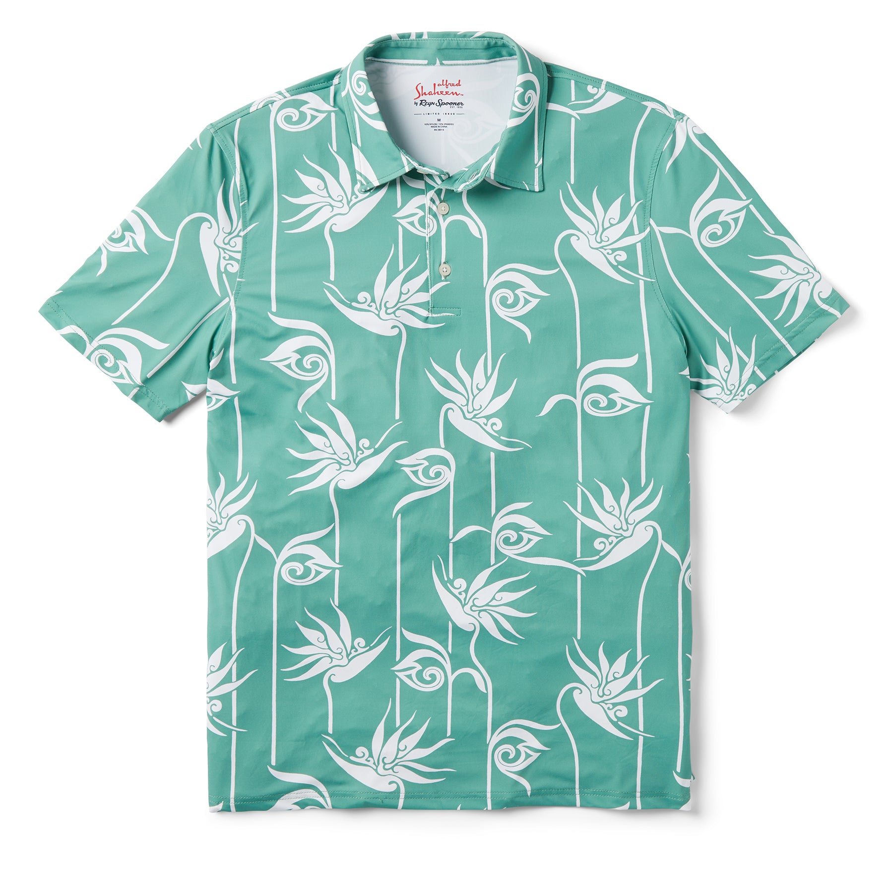 Reyn Spooner PERSONAL PARADISE PERFORMANCE POLO in LEAF