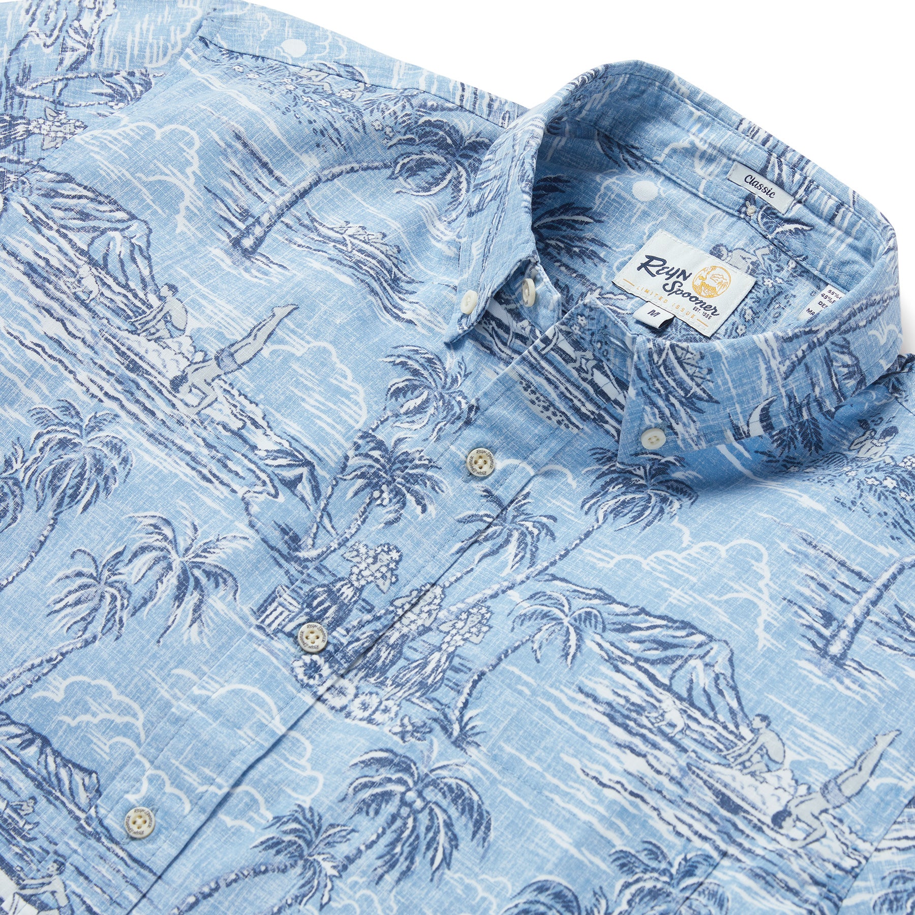 Reyn Spooner ISLAND PARADISE BUTTON FRONT in CHAMBRAY