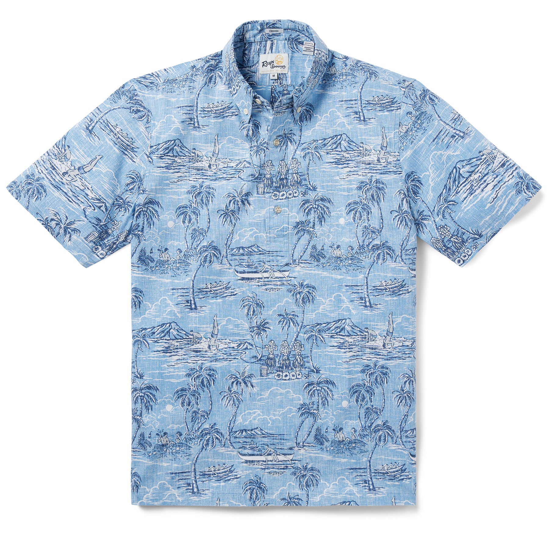 Reyn Spooner ISLAND PARADISE PULLOVER in CHAMBRAY