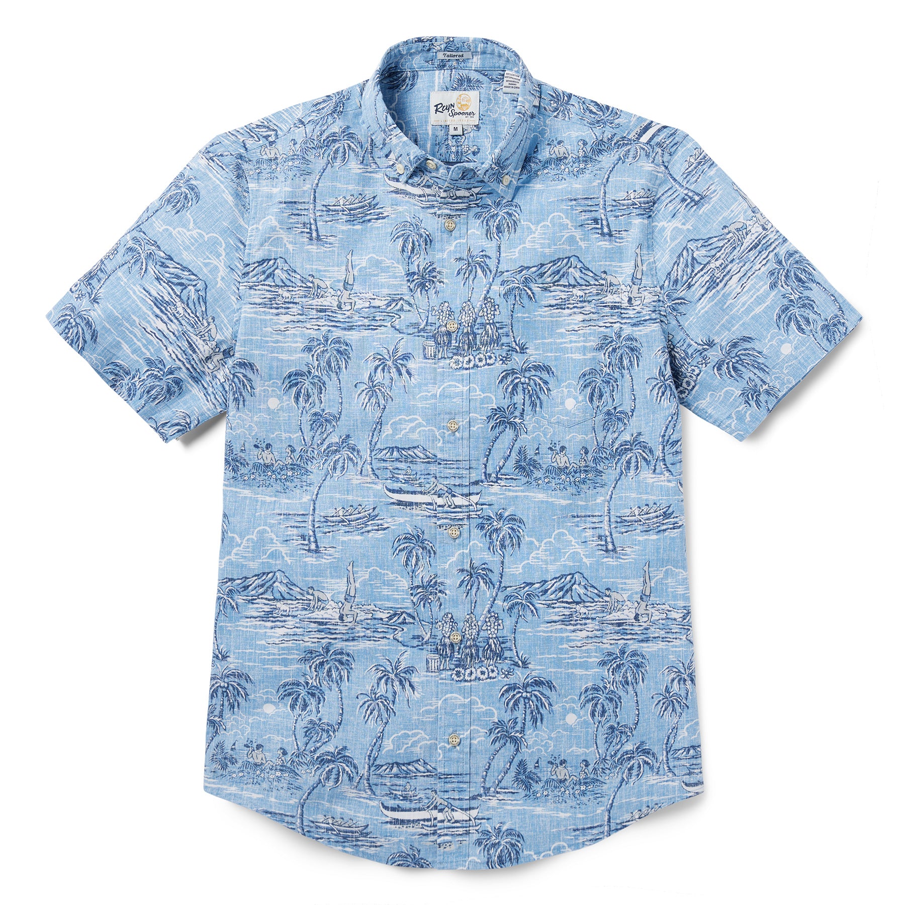 Reyn Spooner ISLAND PARADISE TAILORED in CHAMBRAY