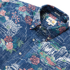 Reyn Spooner FORBIDDEN GARDENS BUTTON FRONT in NAVY