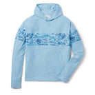 Reyn Spooner WAIKIKI BEACH PERFORMANCE HOODIE in CHAMBRAY BLUE