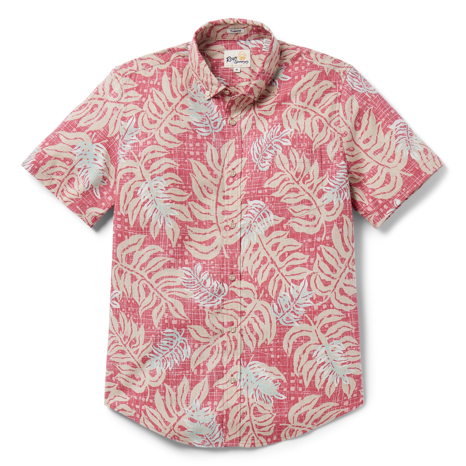 Reyn Spooner MONSTERA MODERN TAILORED in NANTUCKET RED