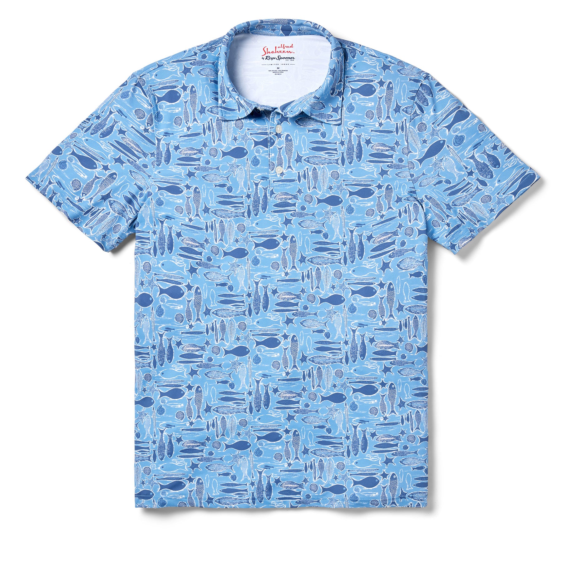 Reyn Spooner EBB TIDE PERFORMANCE POLO in CHAMBRAY