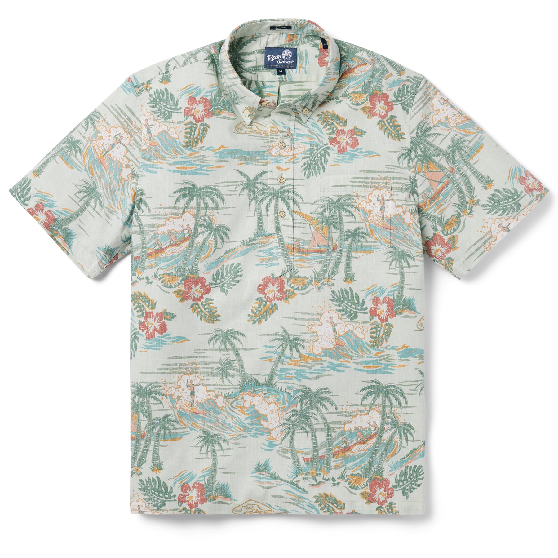 Reyn Spooner KAIMANA BEACH PULLOVER in SMOKE