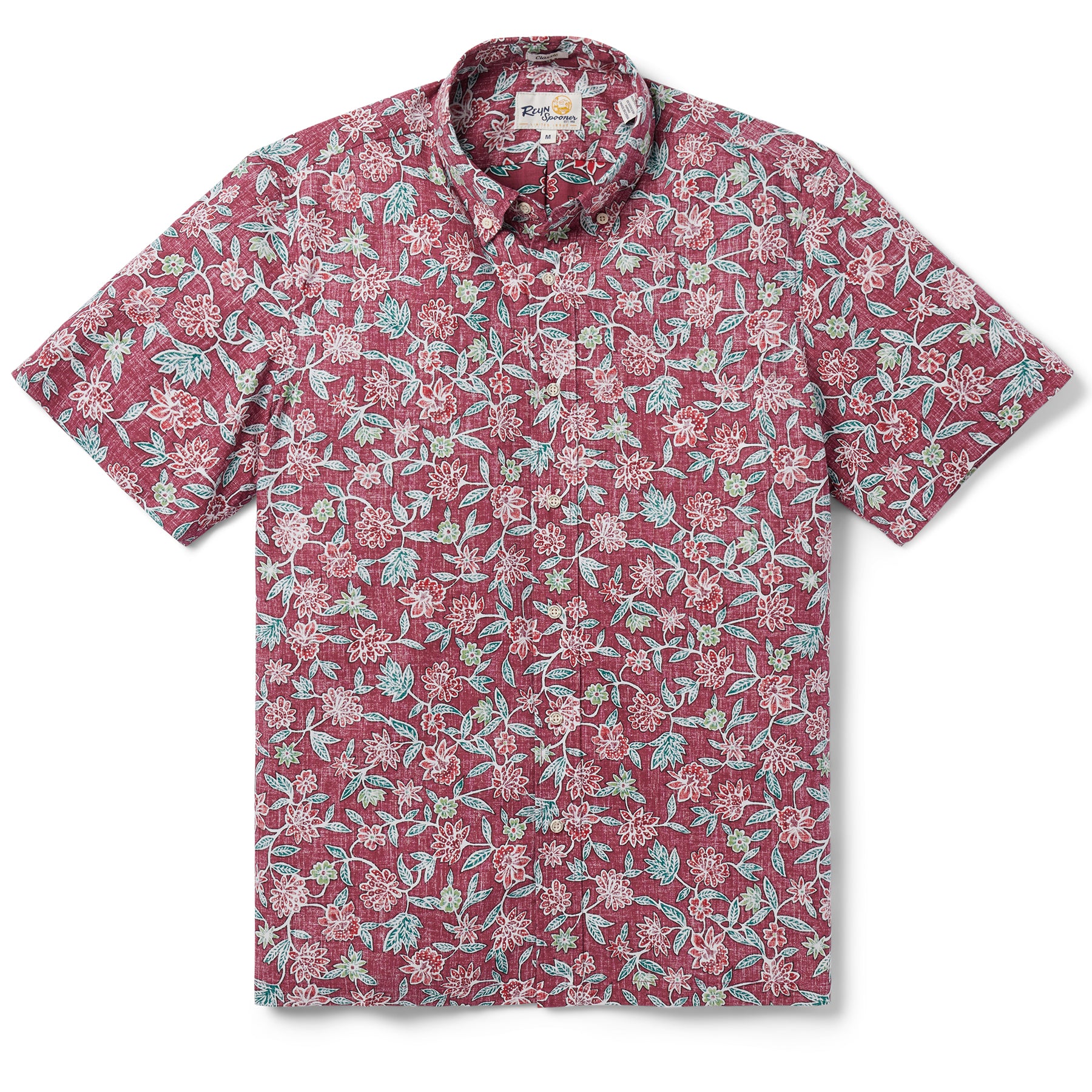 Reyn Spooner SENTOSA BUTTON FRONT in CRANBERRY