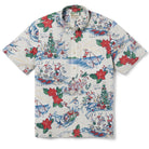 Reyn Spooner HAWAIIAN CHRISTMAS 2024 BUTTON FRONT in SILVER BIRCH