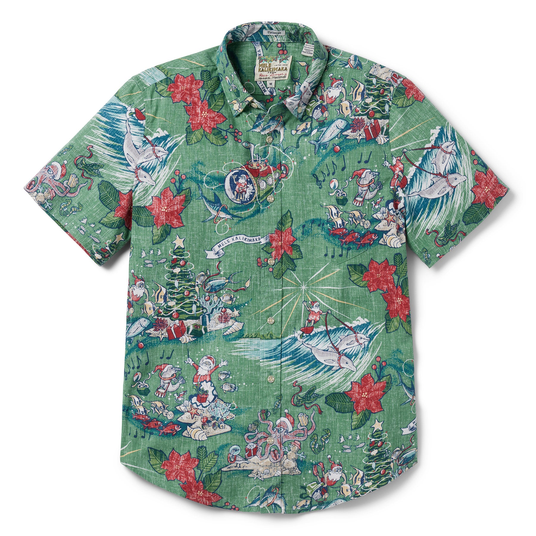 Reyn Spooner HAWAIIAN CHRISTMAS 2024 TAILORED in MISTLETOE