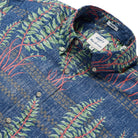 Reyn Spooner FERN TAPA BUTTON FRONT in NAVY