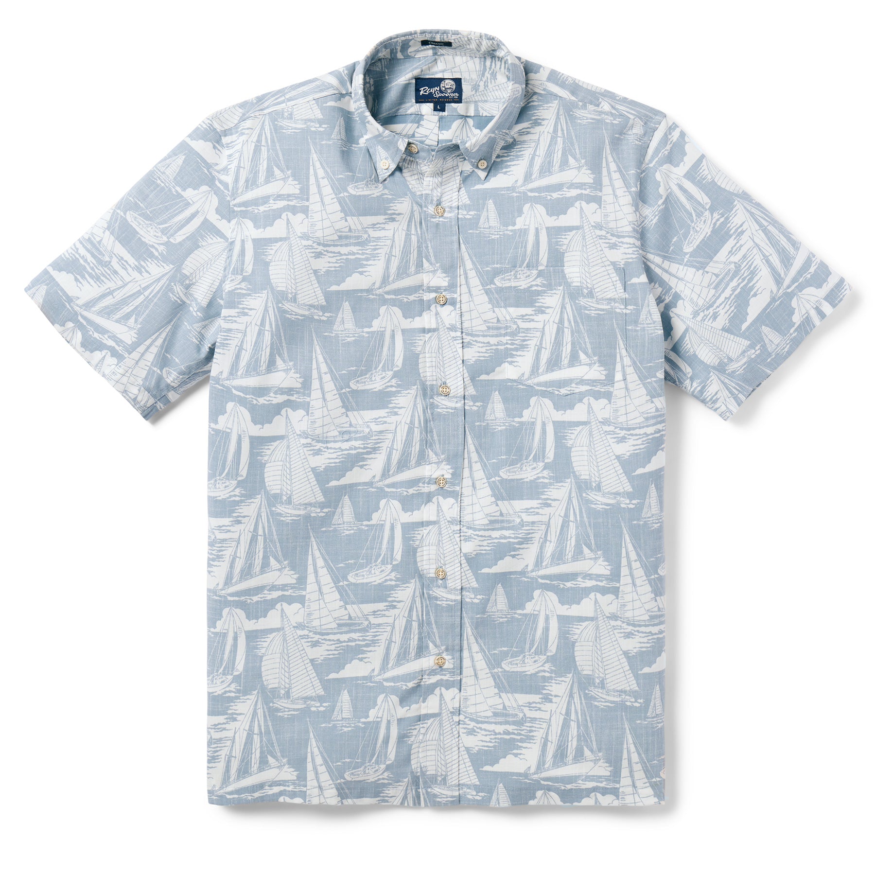 Reyn Spooner REYN'S CUP BUTTON FRONT in FADED DENIM