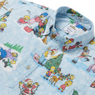 Reyn Spooner SIMPSONS GREETINGS PULLOVER in LIGHT BLUE