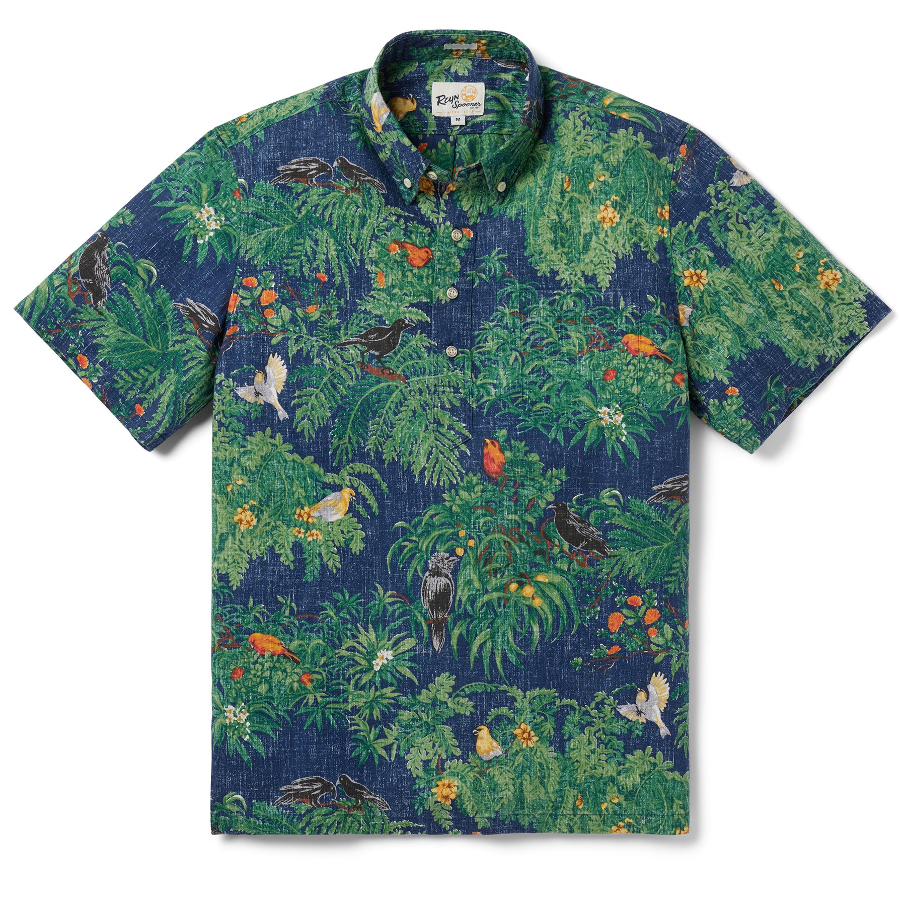 Reyn Spooner ENDANGERED SPECIES: PACIFIC ISLAND BIRDS PULLOVER in DRESS BLUES