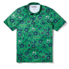 Reyn Spooner UNIVERSITY OF NOTRE DAME GAME DAY PERFORMANCE POLO in GREEN