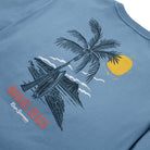 Reyn Spooner WAIKIKI BEACH GRAPHIC TEE in SLATE