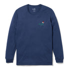 Reyn Spooner CHRISTMAS UNDER THE SEA LONG SLEEVE GRAPHIC TEE in NAVY