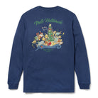 Reyn Spooner CHRISTMAS UNDER THE SEA LONG SLEEVE GRAPHIC TEE in NAVY