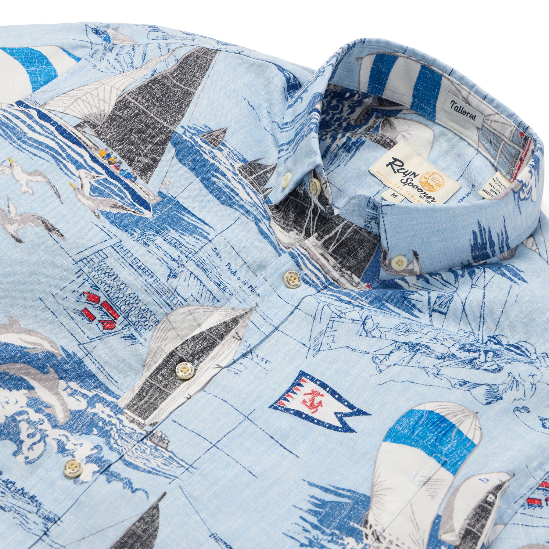 Reyn Spooner TRANSPAC 2025 TAILORED in CHAMBRAY