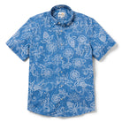 Reyn Spooner HAWAIIAN GARDENIAS TAILORED in HORIZON BLUE