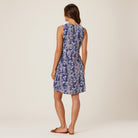 Reyn Spooner NIPPON FOREST PENELOPE DRESS in CROWN BLUE