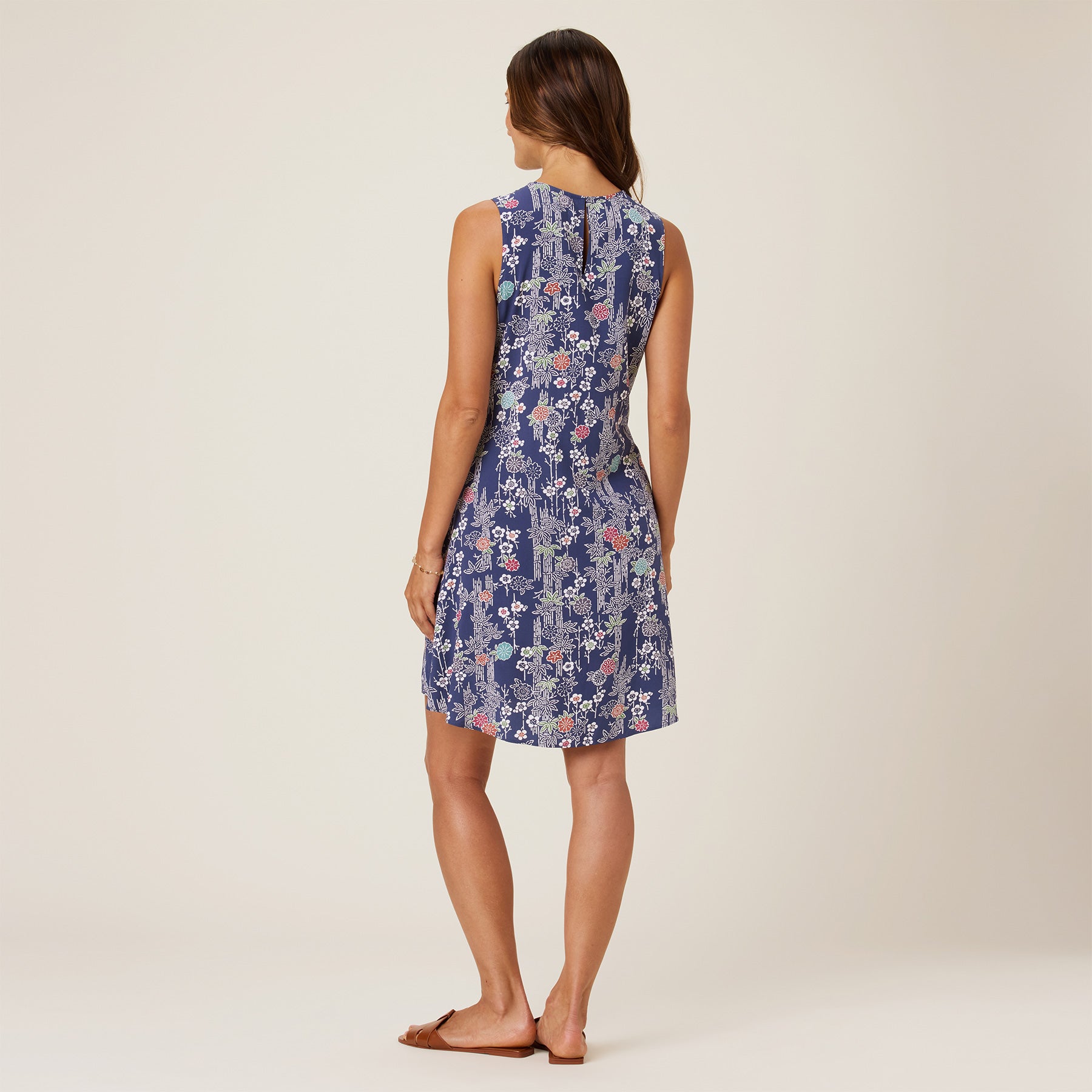 Reyn Spooner NIPPON FOREST PENELOPE DRESS in CROWN BLUE