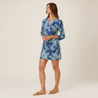 Reyn Spooner PUA ALOALO ELLA DRESS in NAVY