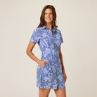 Reyn Spooner PUAMANA ELLIS DRESS in BLUE HORIZON