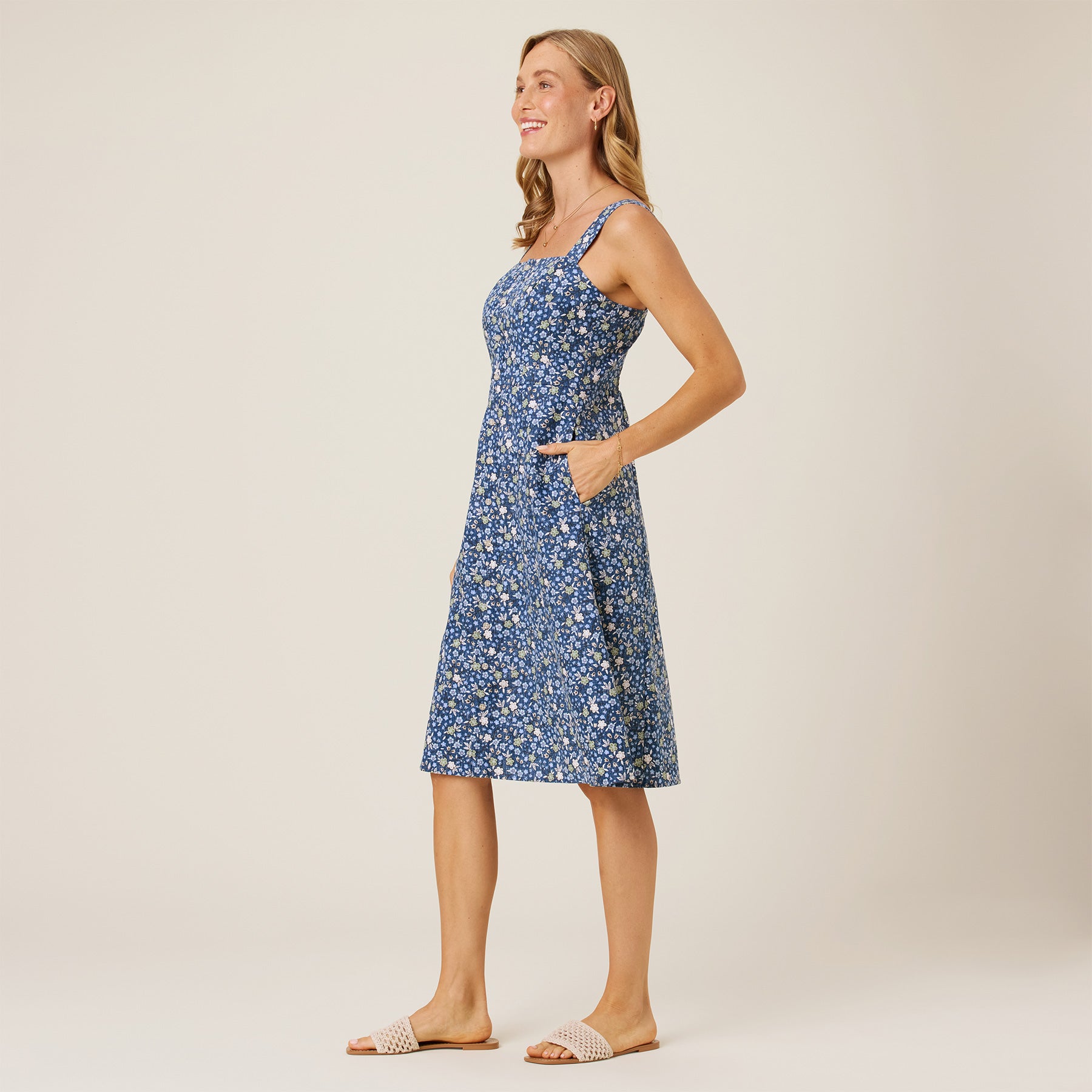 Reyn Spooner RETRO MINI RILEY DRESS in NAVY