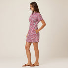 Reyn Spooner SENTOSA ELLIS DRESS in CRANBERRY